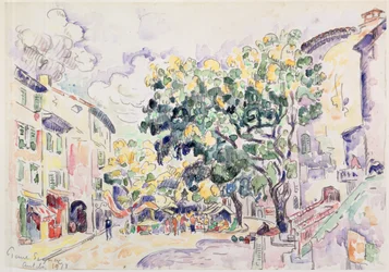 Antibes, 1918 (wc på papir)